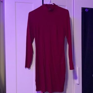 DYNAMITE fitted turtle neck dress